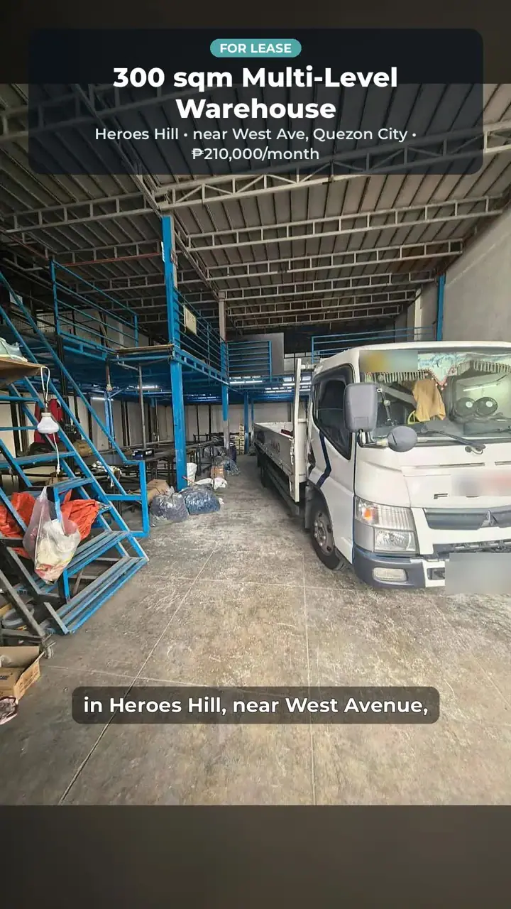 300 sqm Multi-Level Warehouse for Lease