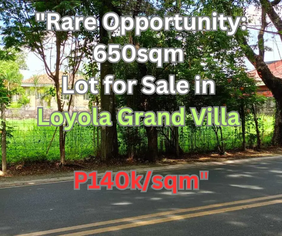 2 Side-by-Side 650 sqm Lots, Loyola Grand Villas photo 2